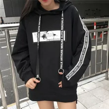 Харадзюку женские толстовки, повседневные толстовки bangtan для мальчиков, корейский пуловер с капюшоном, черная толстовка, осенняя одежда размера плюс для женщин