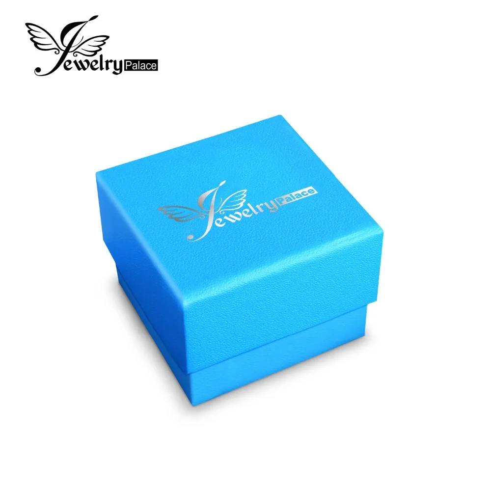 

JewelryPalace High Quality Gift Boxes Package Box Two Models Blue Package Paper Box For Gift Ring Necklace Pendant Small Big Box