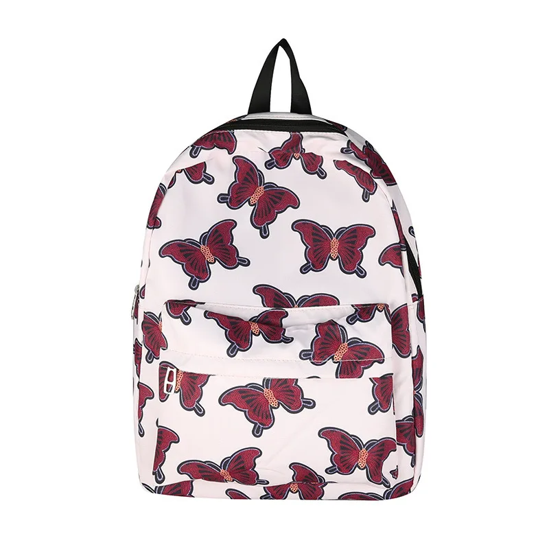 Классический цветочный принт холщовый рюкзак для путешествий, школьный рюкзак для подростков большой Ёмкость рюкзак