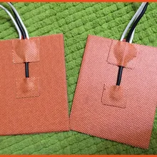 200 Вт 24 в 120 мм X 120 мм, W/3m PSA& NTC 100K Термистор, силиконовый нагреватель, 3D-принтер нагреватель, Heatbed промышленный нагреватель гибкий