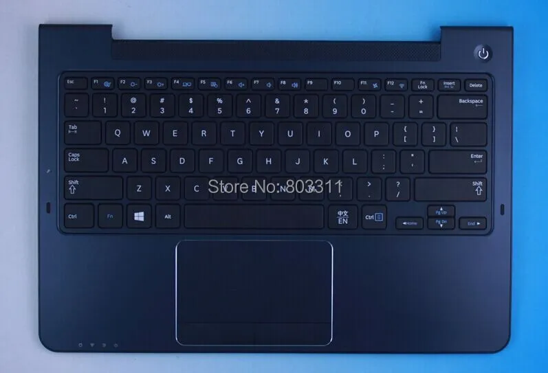 NEW Laptop keyboard with cover for SAMSUNG NP530U3B 530U3B with