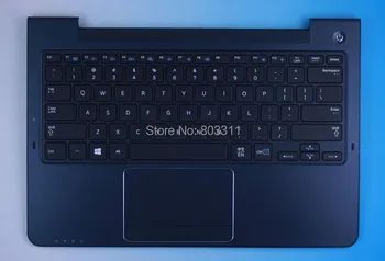 

NEW Laptop keyboard with cover for SAMSUNG NP530U3B 530U3B with Plamrest Touchpad US laptop keyboard