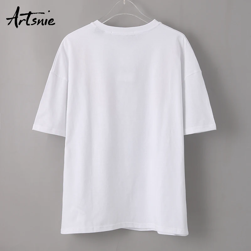 Artsnie الصيف 2019 الكرتون دامبو طباعة المرأة تي شيرت يا الرقبة قصيرة الأكمام الأبيض قمم موهير الشارع الشهير تي شيرت غير رسمي تيز فام Artsnie الصيف 2019 الكرتون دامبو طباعة المرأة تي شيرت يا الرقبة قصيرة الأكمام الأبيض قمم موهير الشارع الشهير تي شيرت غير رسمي تيز فام