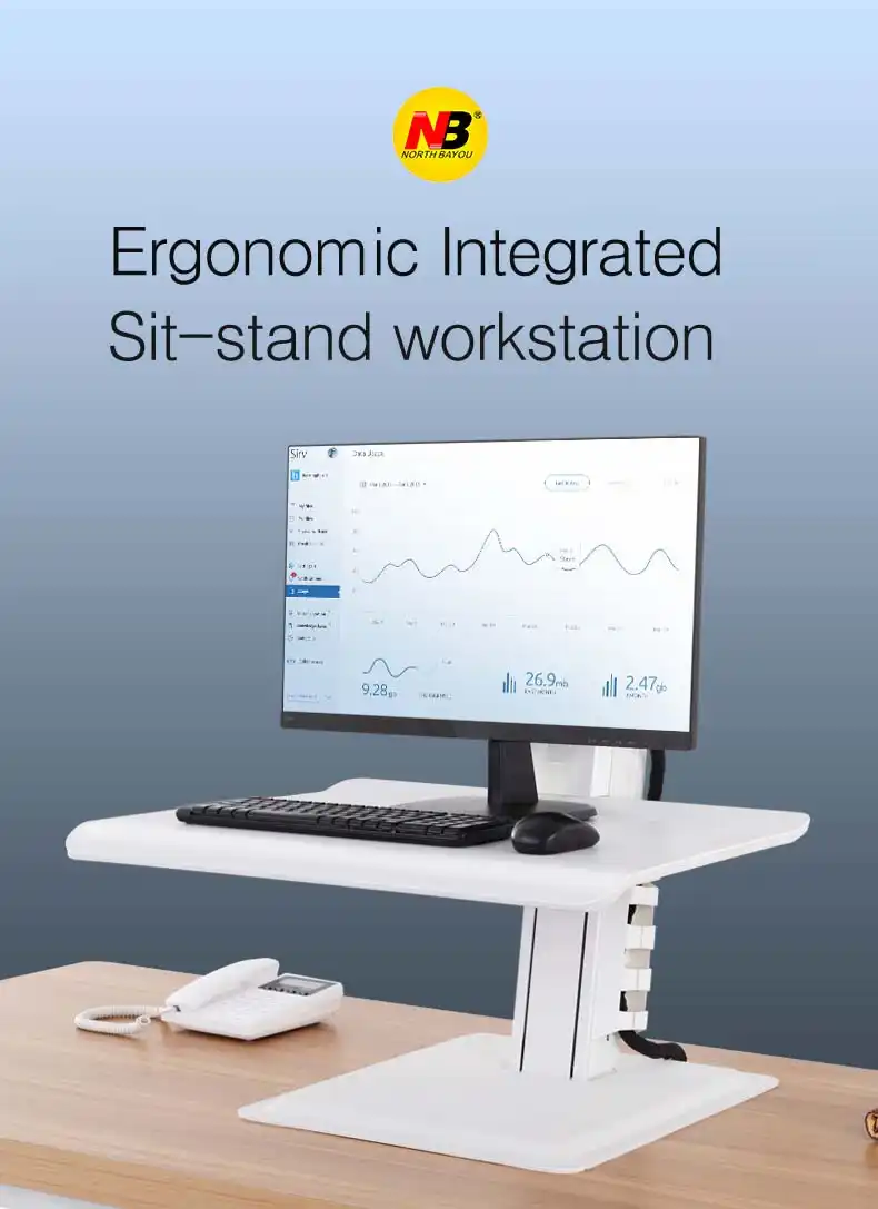 Northbayou Bt15 190cm Multifunction Ergonomics Computer Sit Stand
