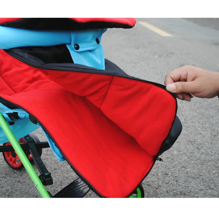 Детская коляска для сна, сумка, зимние теплые для детей, толстая Накладка для ног, прогулочная коляска 998