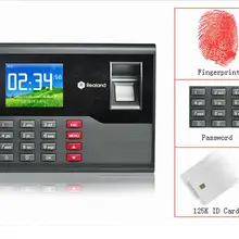 Tcp/ip испанский Язык Фингерпринта с EM карты отпечатков пальцев время часы Системы Программы для компьютера
