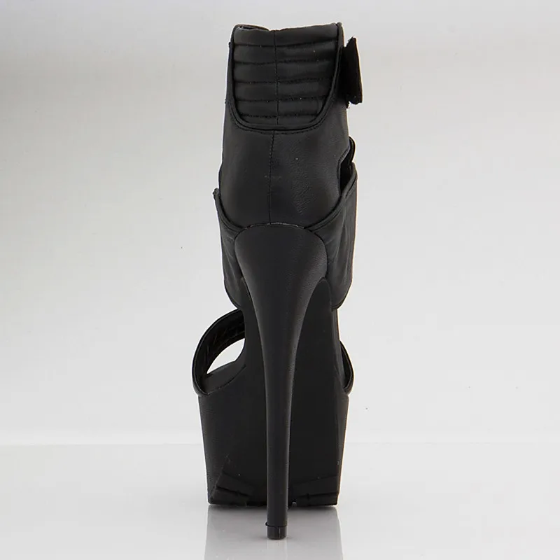 Оригинальное предназначение; Модные женские босоножки; пикантные босоножки на шпильках с открытым носком на застежке-липучке; женская обувь черного цвета; большие размеры 4-15