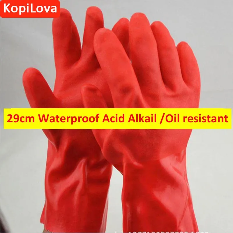 Acid Alkali resistant Gloves Oil Restistant Gloves Abrasion Resistant Working Safty Gloves for Hand Protection