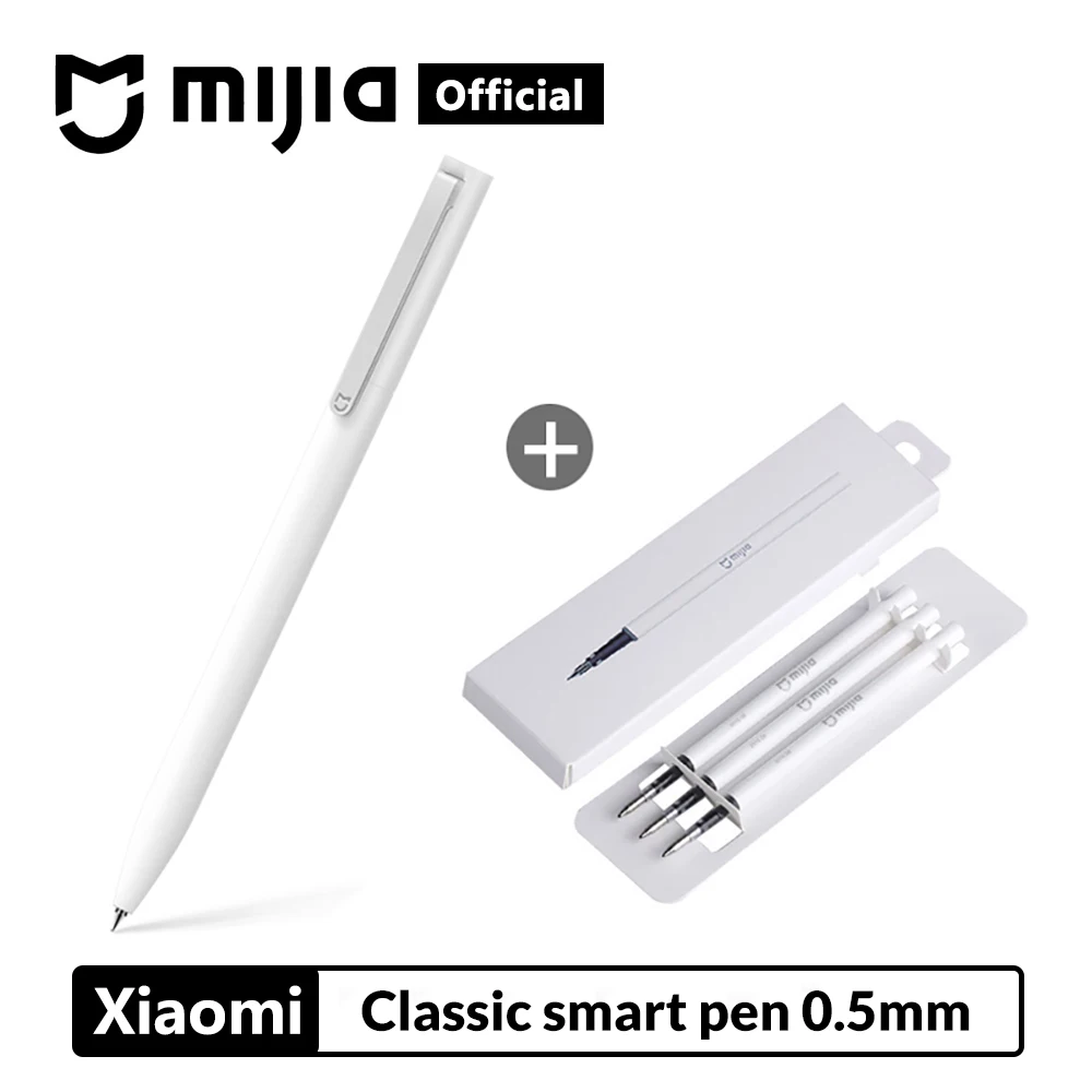 

Xiaomi Pens 9.5mm Signing Pen Son Daughter Birthday Gift Switzerland Refill PREMEC Smooth Student Stationery Office Pens Writing