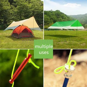 

10M Reflective Guyline Tent Rope Guy Line Camping Cord Paracord Glow in the Dark Safety & Survival Z0806