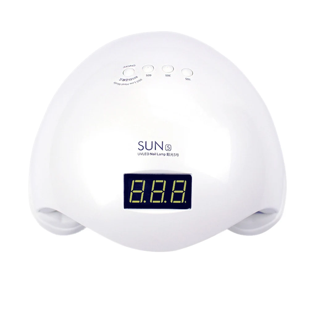 

48W Dual UV LED Nail Lamp Nail Dryer Gel Polish Curing Light Tool with 10s/30s/60s Timer LCD Display YF2017