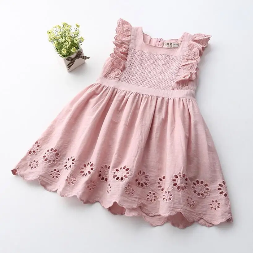 Summer Infant Baby Lilota Style Cotton Girl Dress Embroidered ...