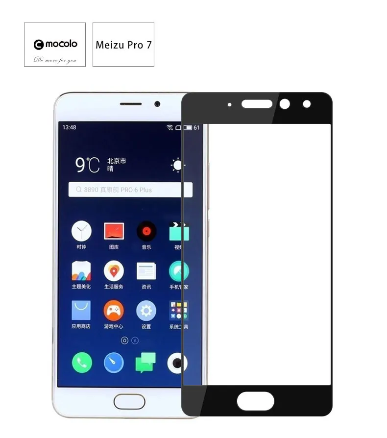 Для Meizu Pro 7 Защита экрана Mocolo Pro 7 полное покрытие 9H Закаленное стекло пленка для Meizu Pro 7 Plus защита экрана