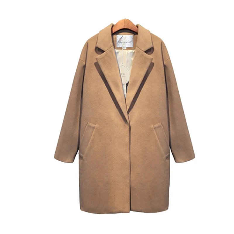 Comprar ZYFPGS 2018 abrigo de invierno las mujeres Slim Fit de tamaño más tamaño superior de lana tela fina capa belleza chaqueta joven clásico de moda de Z0812
