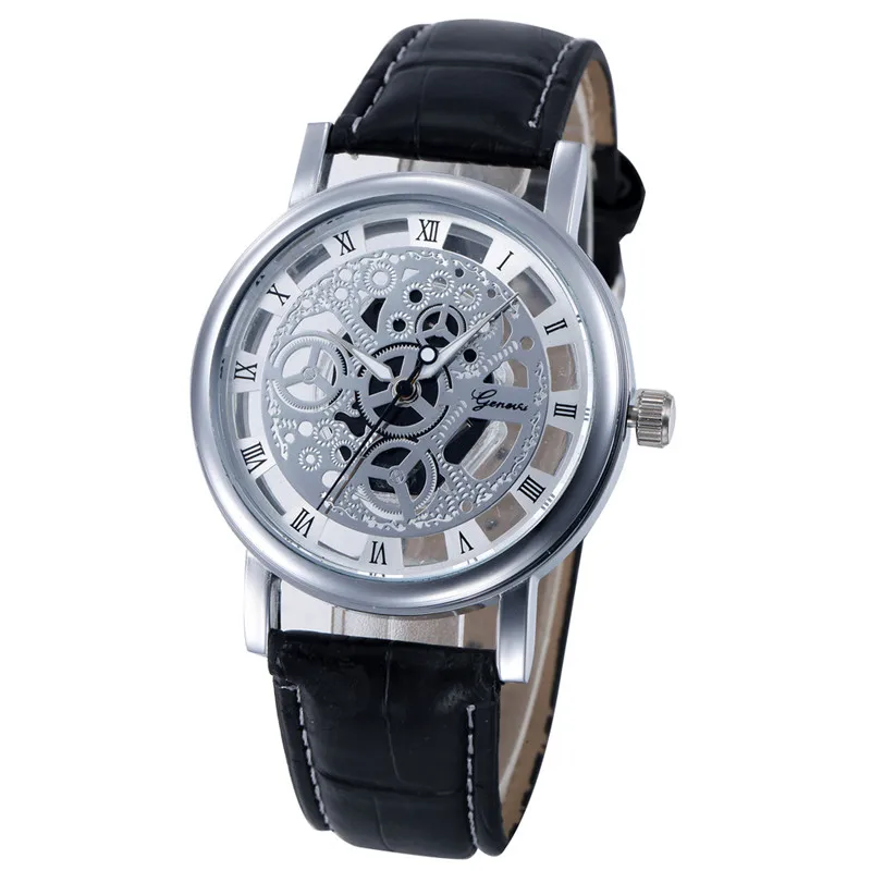 Fashion Women Hollow Analog Quartz Stainless Steel Wrist Watch Watches Casual Watch Clock Montre Femme #2AP26 (4)