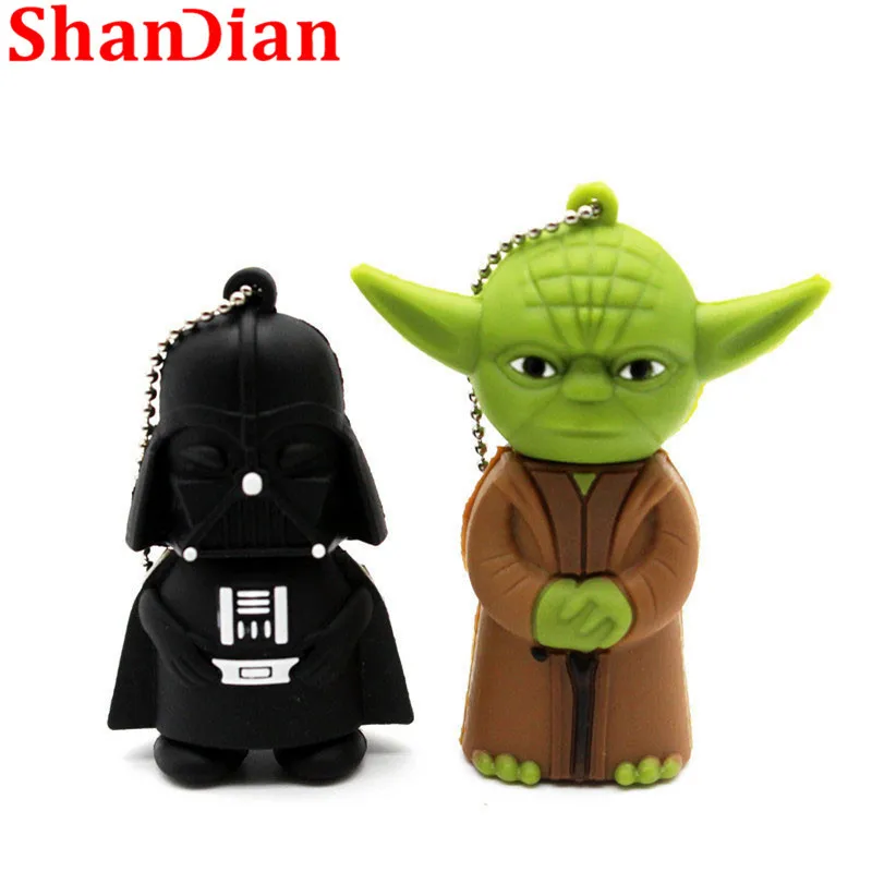 SHANDIAN usb флеш накопитель Подарки Звездные войны 4g 16g 32g 64G Темный Дарт Вейдер флешка