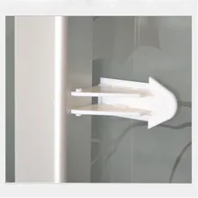 2 шт./лот окна ребенка Детская безопасность раздвижные замки дети раздвижные двери замок окна фиксатор безопасный защиты