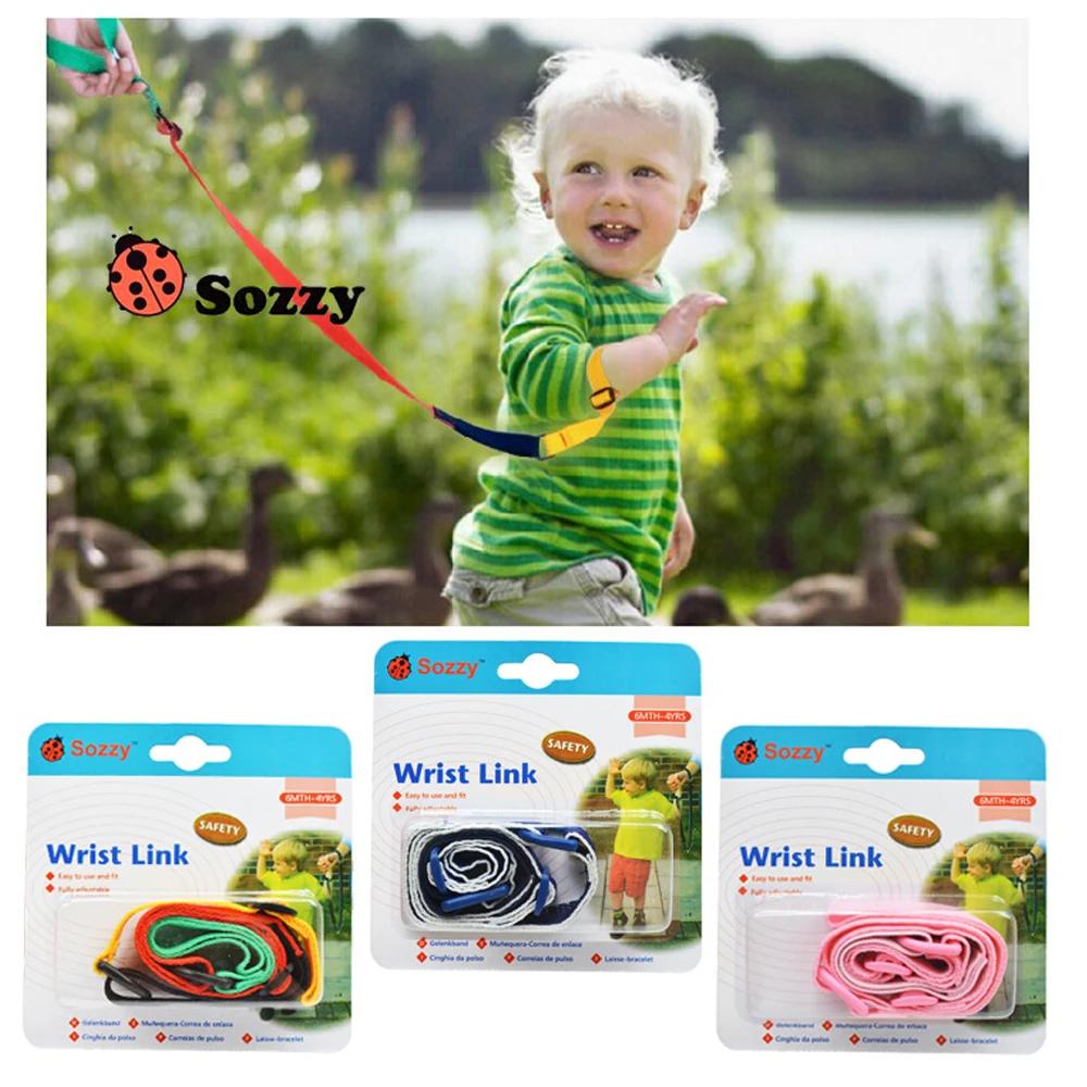 

Sozzy Children's Anti-lost Tape Baby Safety Leash Girls And Boys Toddler Kids Wrist Band Safe
