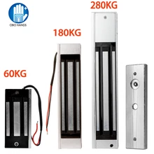 60/180/280 кг Электронный магнитный замок Водонепроницаемый Электрический Управление замок нормально закрытый для контроля доступа в квартире аксессуары