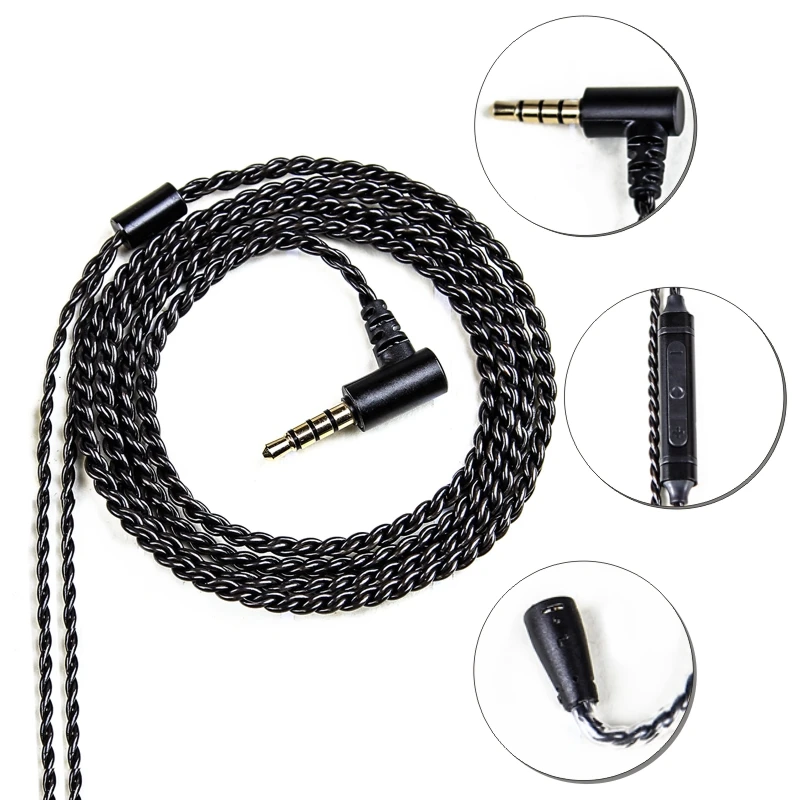 FDBRO SE425 SE535 IE80 IM 2Pin 0 78 мм A2DC кабель для гарнитуры провод наушников обновления