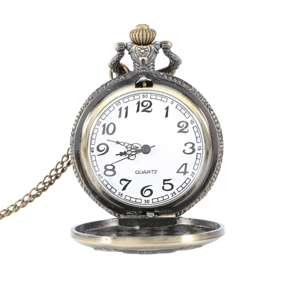 Винтаж ретро сплав карманные часы Для мужчин Для женщин Цепочки и ожерелья Подвеска Сеть Часы Подарки для медсестры Fauther @ 17 TT @ 88