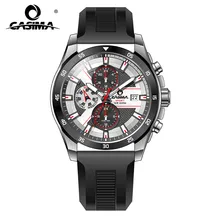 Fashion Luxury Brand Watches Men Casual Charm Cool Sport Men's Quartz Wrist Watch Calendar Silicone Waterproof 100m CASIMA 8311 casima luxury men s bussiness quartz watches luminous chronograph calendar sport wrist watch waterproof 100m relogio masculino