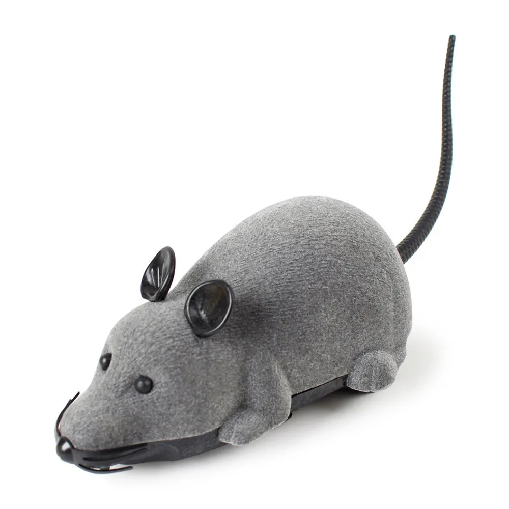 

Wireless Remote Funny Toy RC Animals Control RC Electronic Rat Mouse Mice Toy For Cat Puppy Kids Toy Gifts Hot Sale 2019