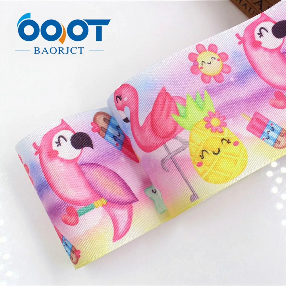 

3 inch 75mm Cartoon Printed grosgrain ribbon , 10 yards DIY handmadeHair accessories Material wedding gift wrap