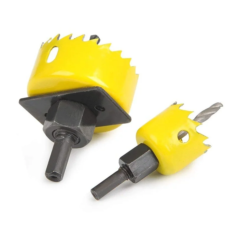 Hole Saw Drill Bit Kit Wood Sheet Metal Cutter Mandrels Saws 3/4 inch - 5 inch 12- 18pcs Full Set By drill bit  for wood cut