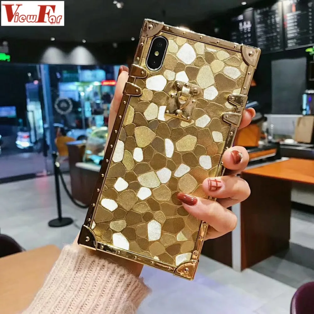 Роскошный мягкий чехол золотого цвета для Apple iphone 6 7 8 10 Plus X XR XS Max Ip 6Plus 7Plus 8Plus XsMax