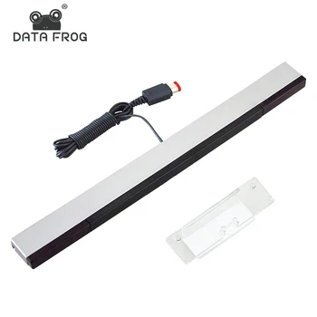 

Data Frog 1Pcs Wired Infrared Singal Ray Movement Sensor Bar Receiver For Nintendo Wii/Wii U Game Console Gun Support 4 Players
