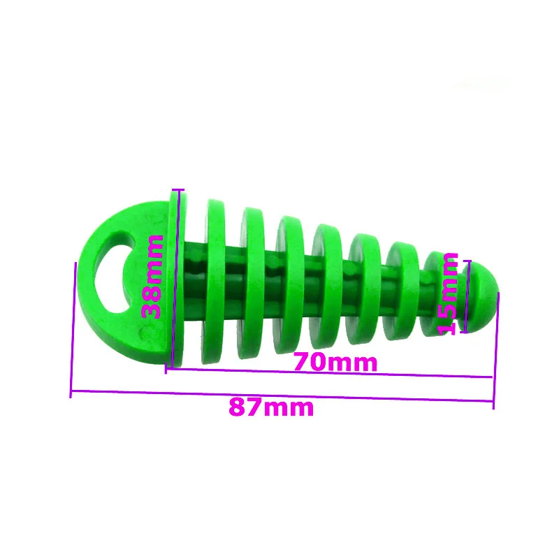 2-Stroke Muffler Exhaust Pipe Silencer Wash Plug (7)