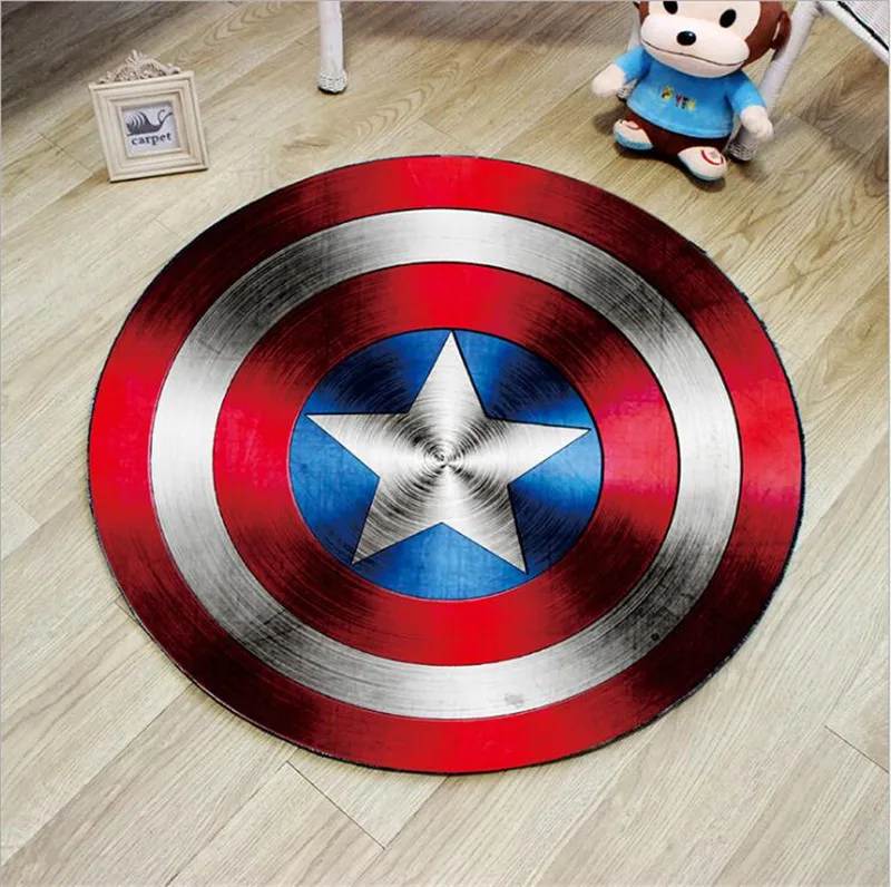 Round-Carpet-Batman-Superman-Printed-Soft-Carpets-Anti-slip-Rugs-Superhero-Computer-Chair-Mat-Floor-Mat (2)