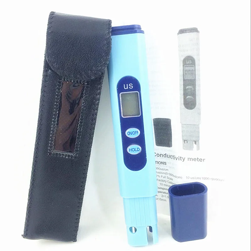 10PCS Digital Hydroponics EC Conductivity Meter Water Quality Tester