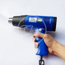 Инструменты для фолировки автомобиля оранжевый 1800 Вт высококачественный тепловой пистолет с температурным цифровым дисплеем для виниловой пленки нагревательный инструмент для обертывания автомобиля