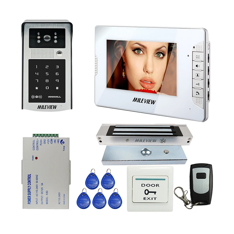 Free Shipping New 7" Video Door Phone Intercom System