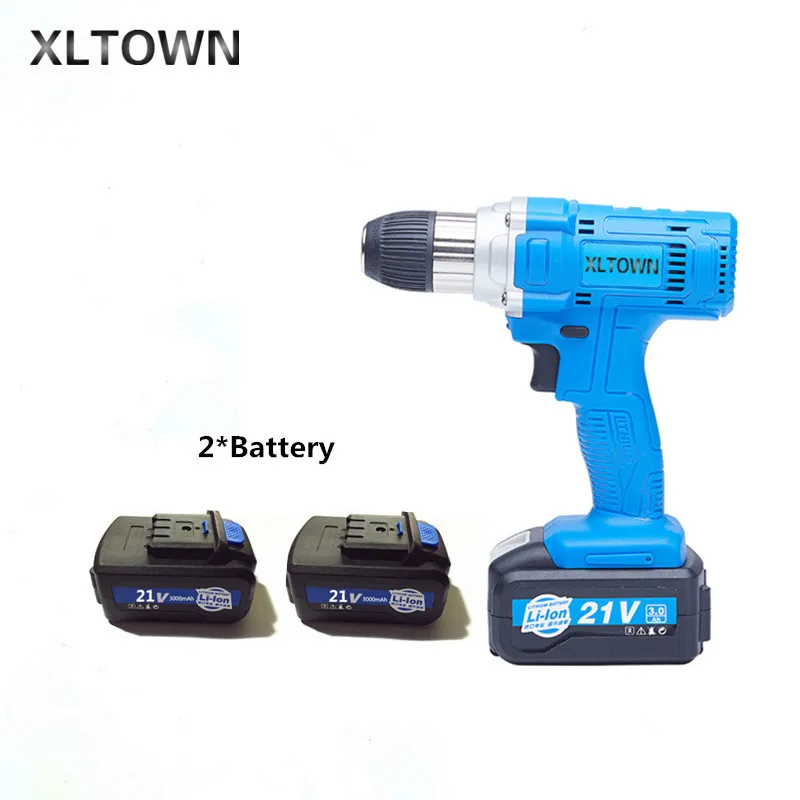 

Xltown 21v high-power cordless drill with high-capacity rechargeable lithium battery Electric screwdriver power tool
