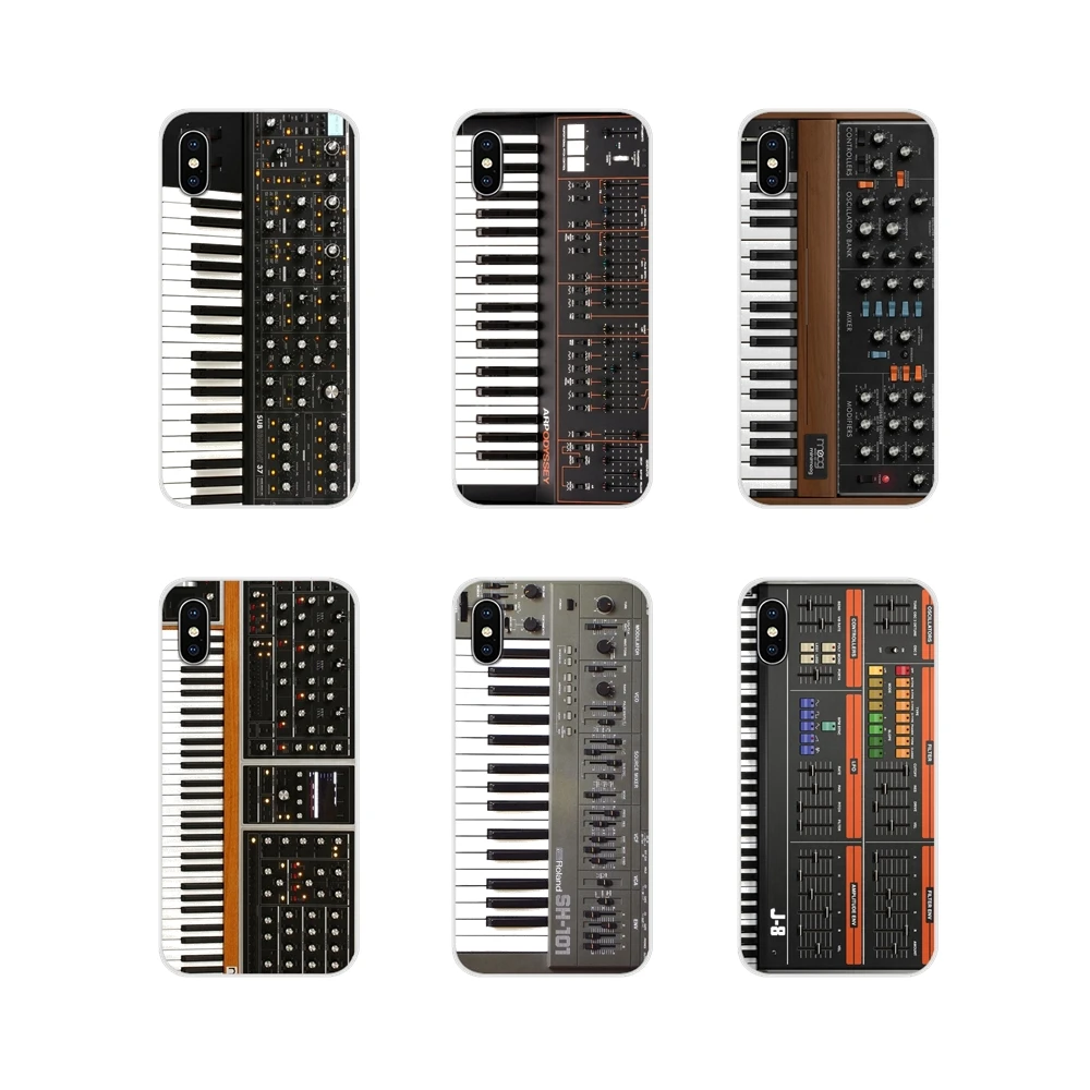 Винтажный Synth synthessizer Moog прозрачный чехол из ТПУ Для Xiaomi Mi6 A1 5X 6X Redmi Note 5 5A 4X 4A 4 3 Plus Pro