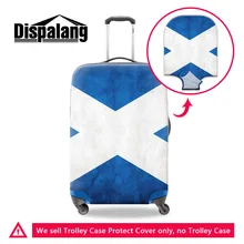 Защитные чехлы для багажа для путешествий на молнии для 18-30 дюймов Чехол на колесиках принт национального флага водонепроницаемый чемодан пылезащитный дождевик