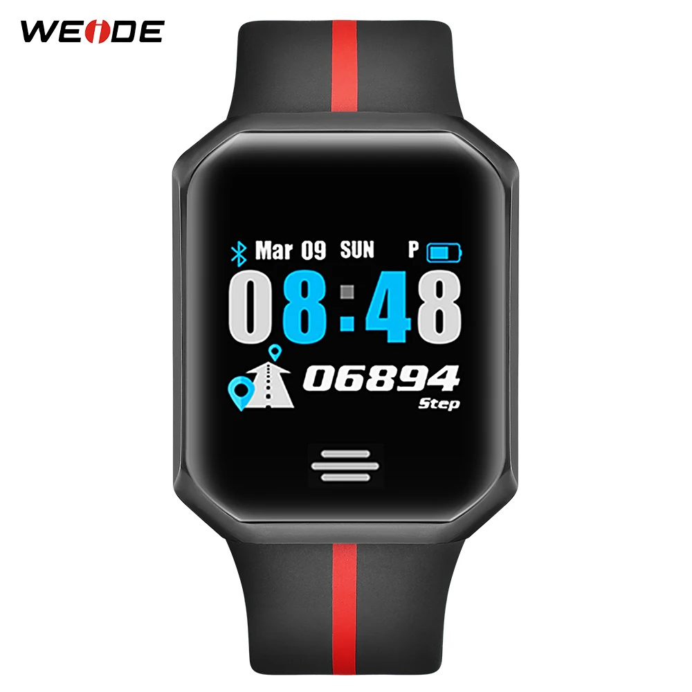 

WEIDE Bluetooth Smart Watches Android Phone Call Heart Rate Brood Pressure Step Sleeping distance monitoring Alarm Clock for Men