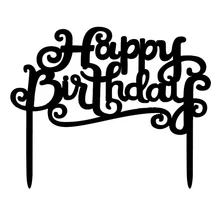 Свадебный торт Топпер свадебный торт вставлена карта партии уточнение украшения торта Торт WordPad(С Днем Рождения