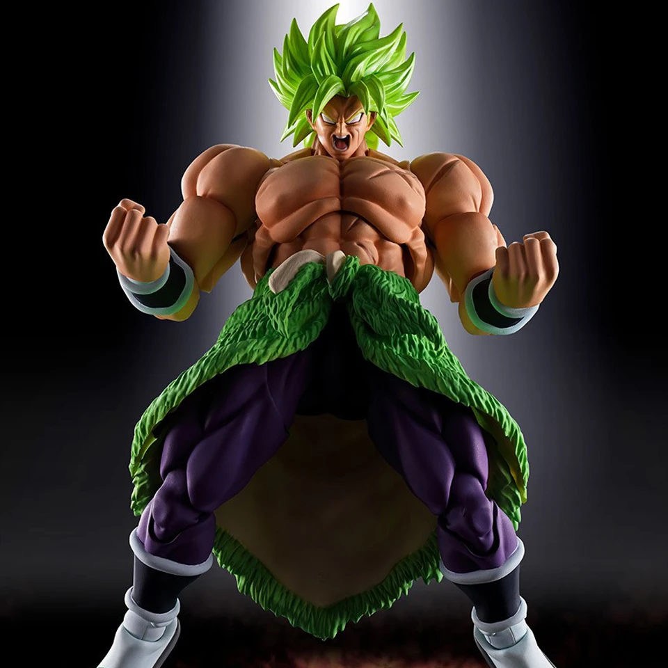 Tronzo Original Tamashii Nations Bandai S.H. Figuarts SSJ Broly Full Power Dragon Ball Super Broly SHF PVC Action Figure Toys