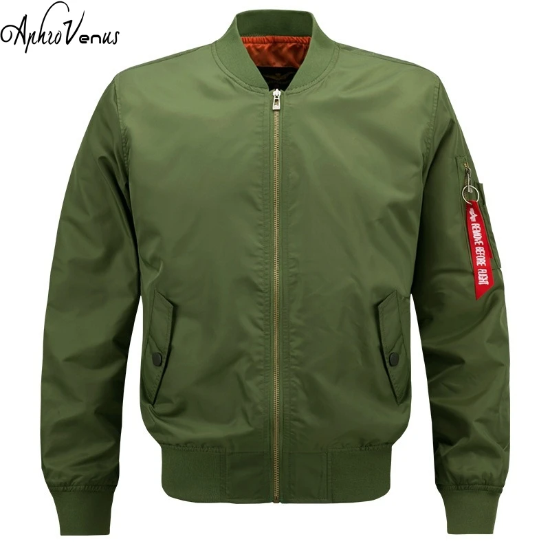 5XL 2017 Autumn Air Force One jacket jaqueta mens causal brand Embroidery business jacket Amry bomber