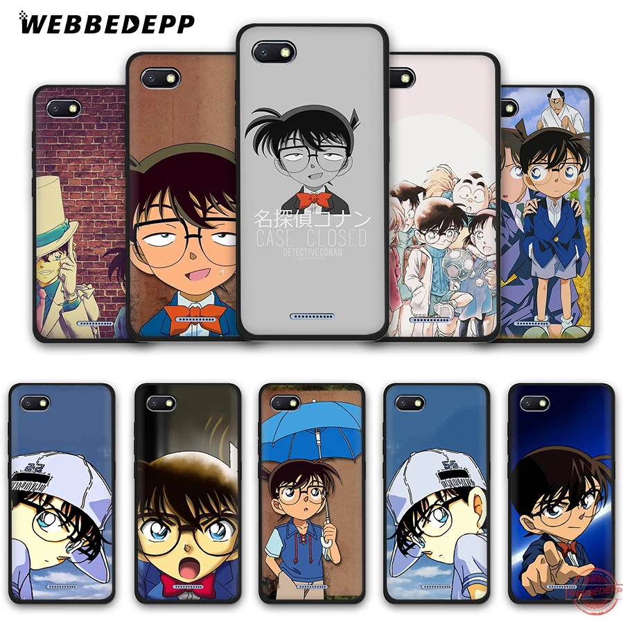WEBBEDEPP Edogawa Conan Man Soft Phone Case for Redmi Note 8 7 6 5 Pro 4A 5A 6A 4X Plus S2 Go Cases | Мобильные телефоны и
