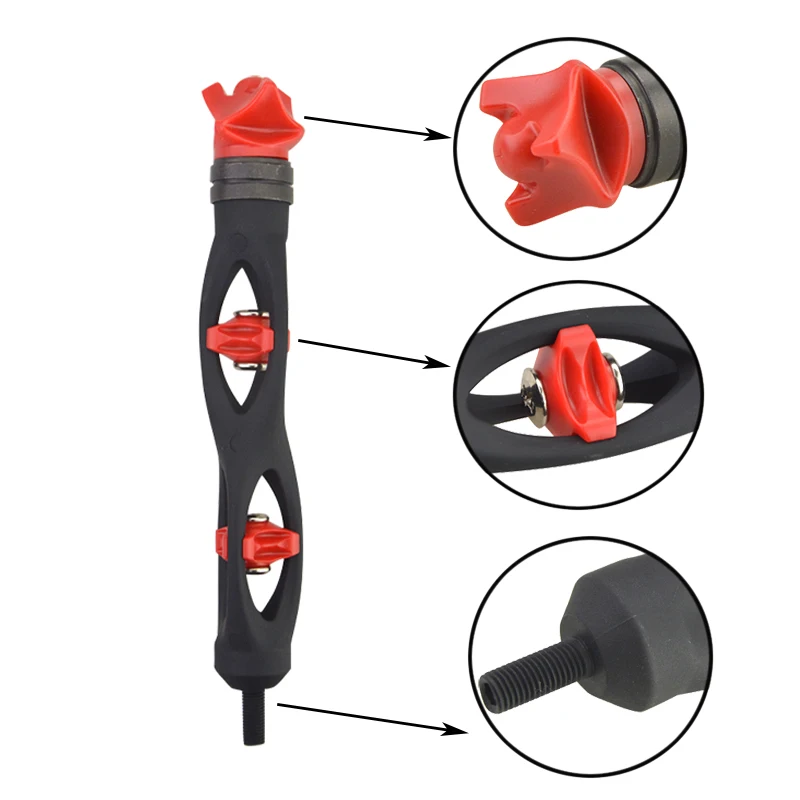 1 шт. стрельба из лука Стабилизатор Для Составного лука 6 дюймов Статический Стабилизатор баланс демпфер амортизатор стрельба интимные