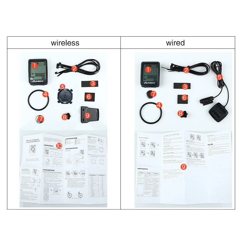Водонепроницаемый велосипедный компьютер беспроводной MTB дорожный секундомер для велосипеда измеритель скорости велосипедные Часы светодиодный проводной измеритель скорости велосипедные аксессуары