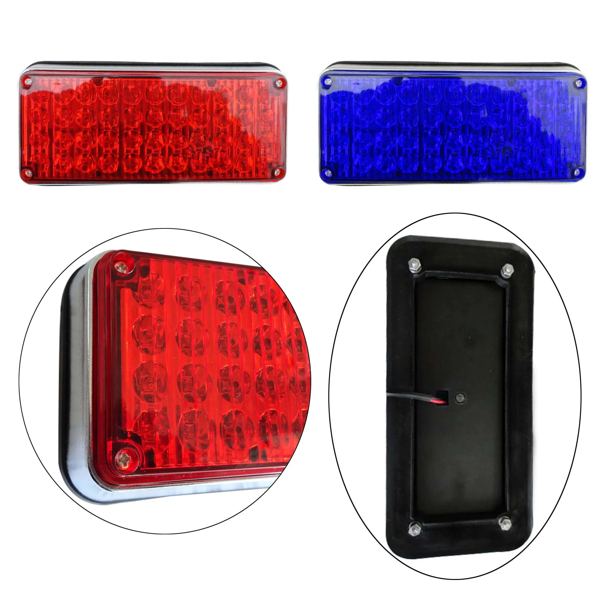 1x 12v 24v led flashing strobe lights lights for ambulance pumper fire