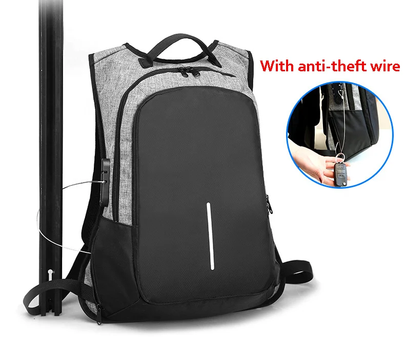 15 15.4 15.6 Inch with USB Interface Password Lock Anti-theft Nylon Notebook Laptop Backpack Bags Case for Men Women Student 15 15.4 15.6 Inch with USB Interface Password Lock Anti-theft Nylon Notebook Laptop Backpack Bags Case for Men Women Student