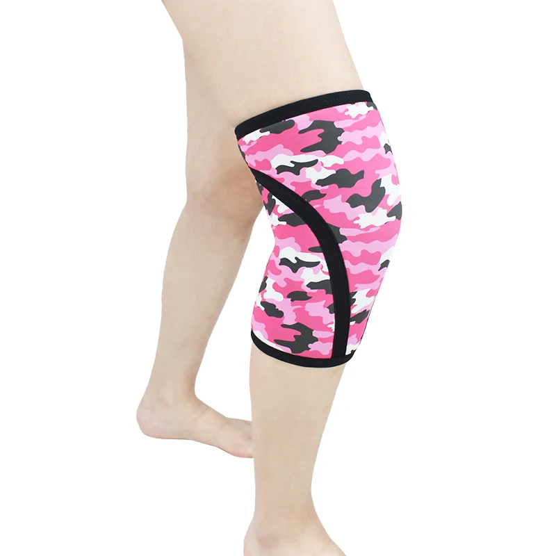 1 Paar 7mm Neopren Kompression Knie Ärmel Gewichtheben Powerlifting l