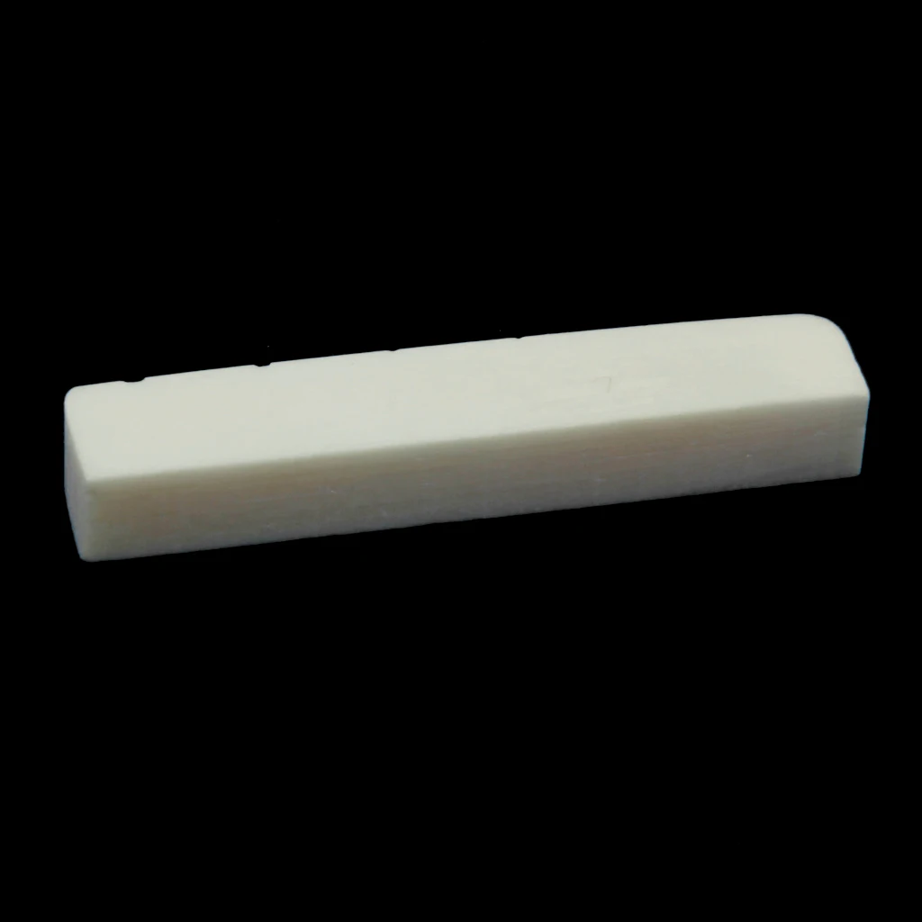 Replacement Bone Bridge Nut Set 43mm Bone Nut for LP Electric Guitar Musical Stringed Instruments Accessories